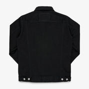 IHJ-86-BLK - 14oz Selvedge Denim Modified Type III Jacket - Black/Black