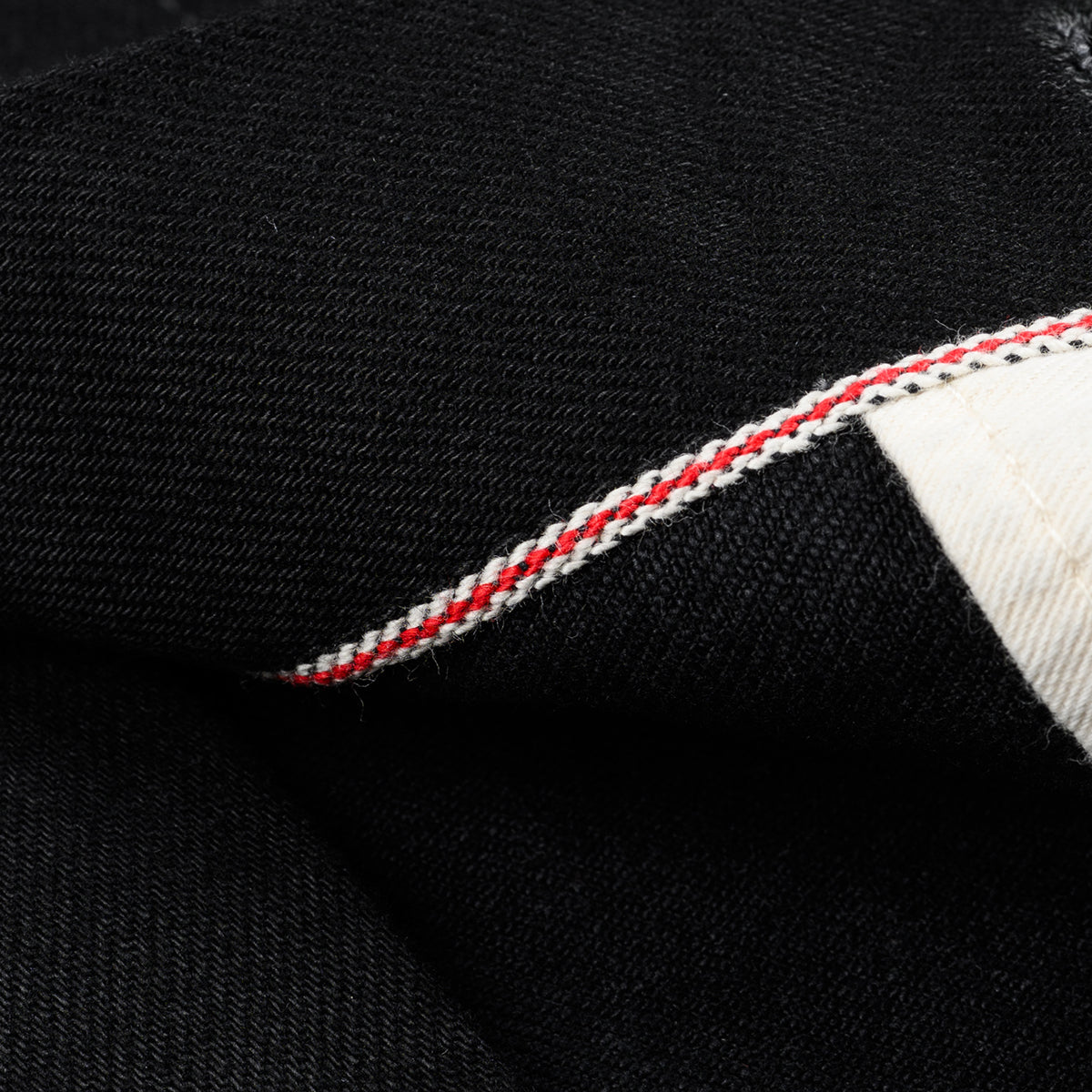 IHJ-86-BLK - 14oz Selvedge Denim Modified Type III Jacket - Black/Black