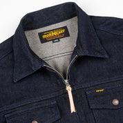 IHJ-122-IND - 14oz Broken Twill Selvedge Denim Work Jacket - Indigo