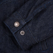 IHJ-122-IND - 14oz Broken Twill Selvedge Denim Work Jacket - Indigo