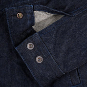 IHJ-122-IND - 14oz Broken Twill Selvedge Denim Work Jacket - Indigo
