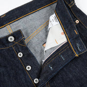 IH-684S-16-GER/2 - Iron Heart Germany 16oz Vintage Selvedge Denim Relaxed Cut Jeans - Indigo