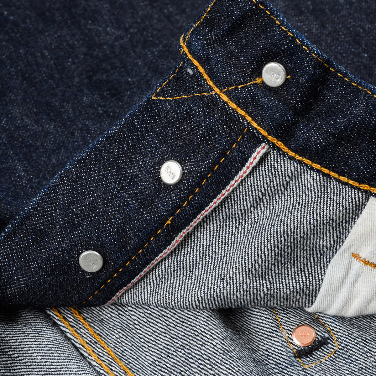 IH-684S-16-GER/2 - Iron Heart Germany 16oz Vintage Selvedge Denim Relaxed Cut Jeans - Indigo