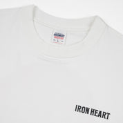 IHT-634-WHT - 7.5oz Printed Loopwheel Crew Neck T-Shirt - White