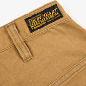 IH-748-BRN - 10oz Herringbone Wide Pants - Brown