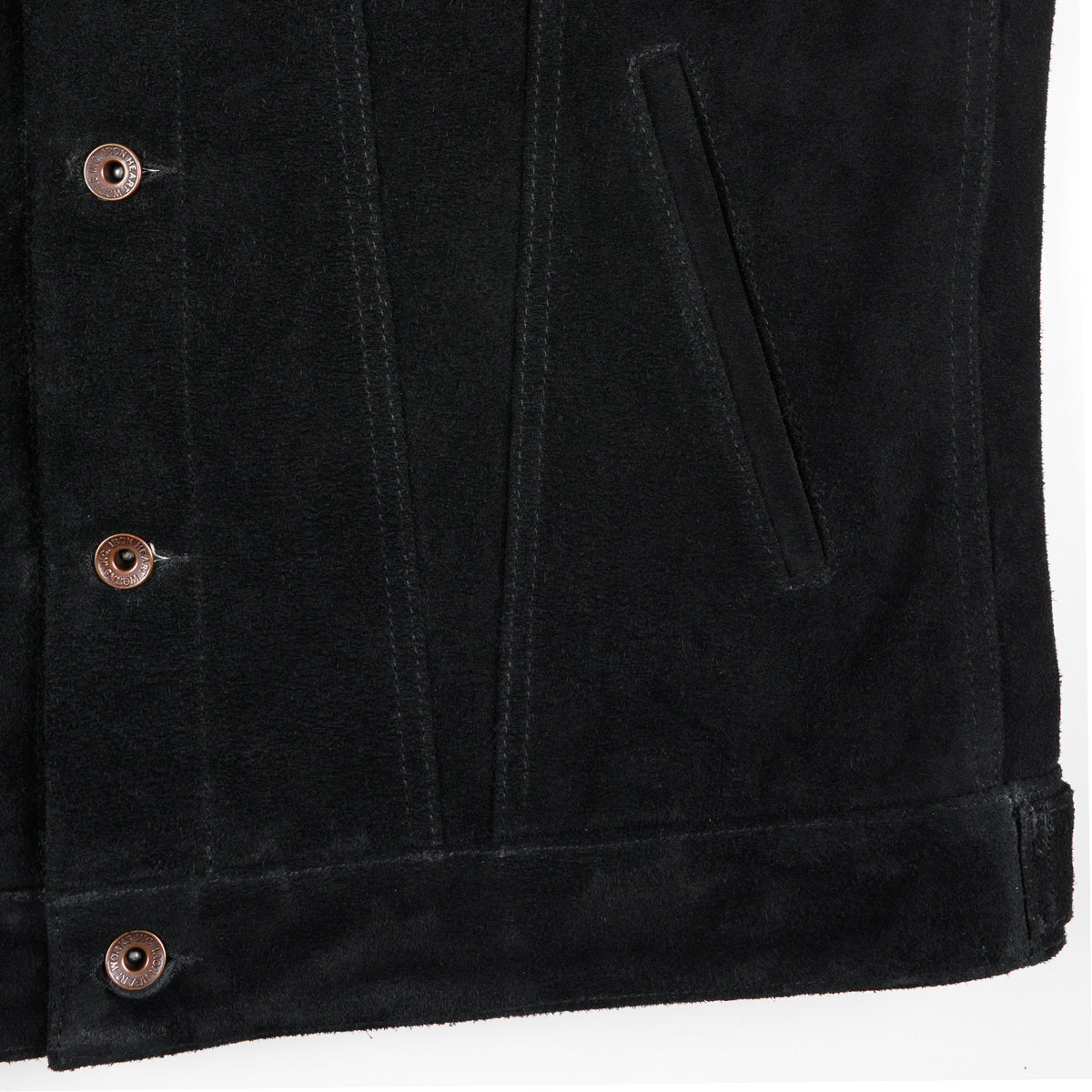 IHJ-49-BLK - Split Steer Modified Type III Jacket - Black