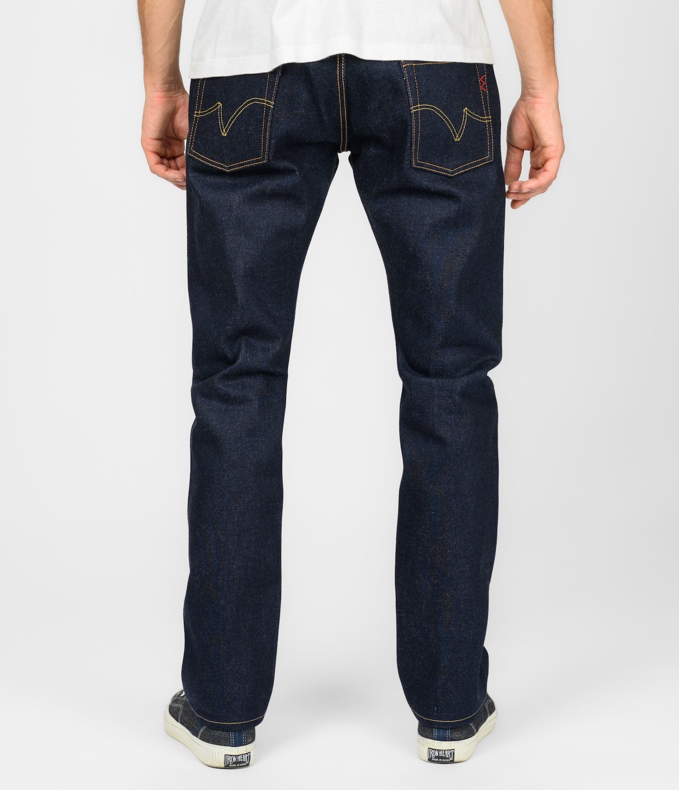 IH-777S-UHR - 21/23oz Ultra Heavy Raw Selvedge Denim Slim Tapered Cut Jeans - Indigo