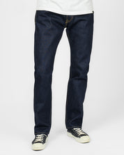 IH-666S-18 - 18oz Vintage Selvedge Denim Slim Straight Cut Jeans - Indigo