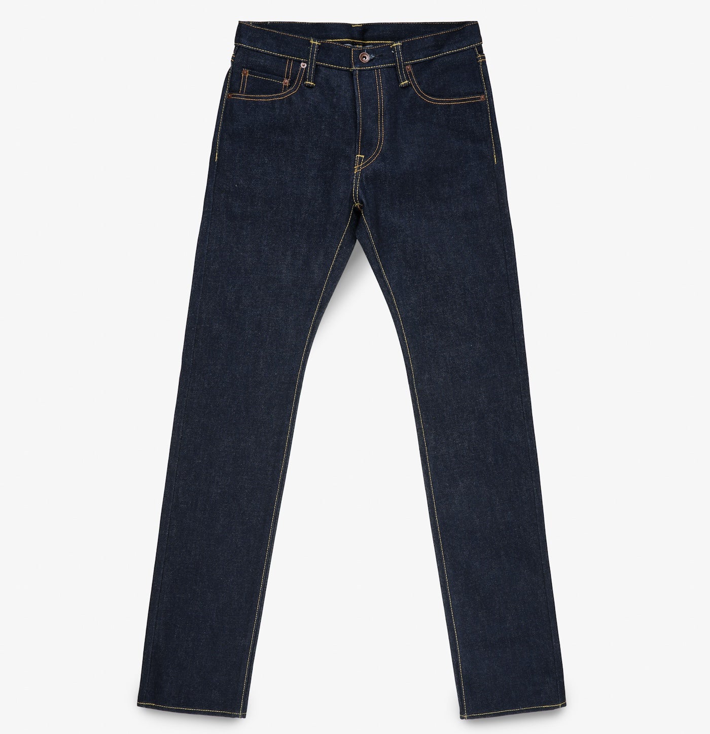 IH-777S-UHR - 21/23oz Ultra Heavy Raw Selvedge Denim Slim Tapered Cut Jeans - Indigo
