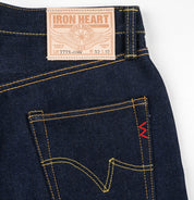 IH-777S-UHR - 21/23oz Ultra Heavy Raw Selvedge Denim Slim Tapered Cut Jeans - Indigo