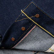 IH-777S-UHR - 21/23oz Ultra Heavy Raw Selvedge Denim Slim Tapered Cut Jeans - Indigo