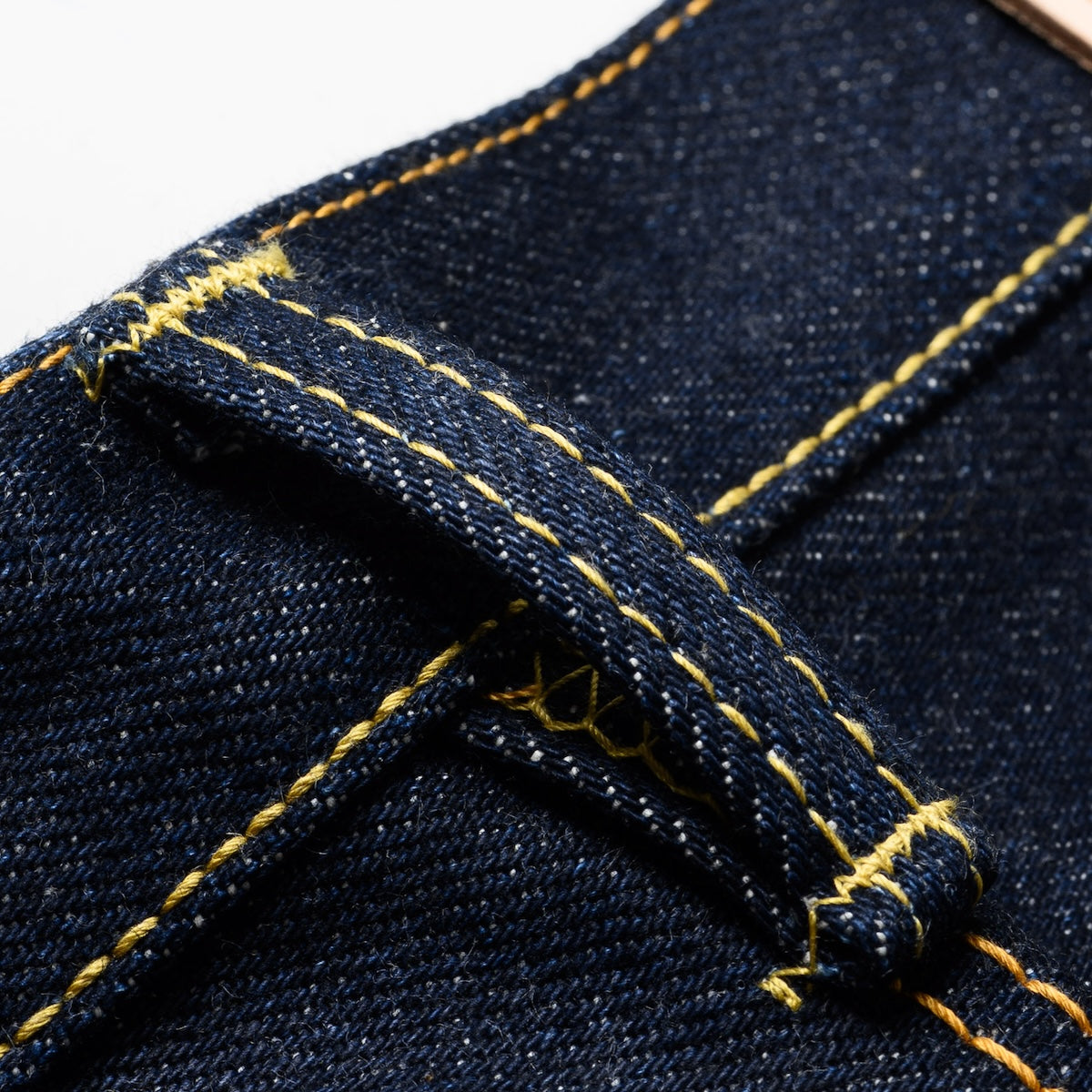 IH-777S-UHR - 21/23oz Ultra Heavy Raw Selvedge Denim Slim Tapered Cut Jeans - Indigo