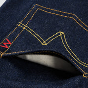 IH-777S-UHR - 21/23oz Ultra Heavy Raw Selvedge Denim Slim Tapered Cut Jeans - Indigo