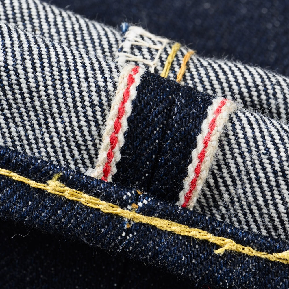 IH-777S-UHR - 21/23oz Ultra Heavy Raw Selvedge Denim Slim Tapered Cut Jeans - Indigo