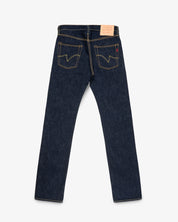 IH-666S-18 - 18oz Vintage Selvedge Denim Slim Straight Cut Jeans - Indigo