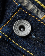 IH-666S-18 - 18oz Vintage Selvedge Denim Slim Straight Cut Jeans - Indigo