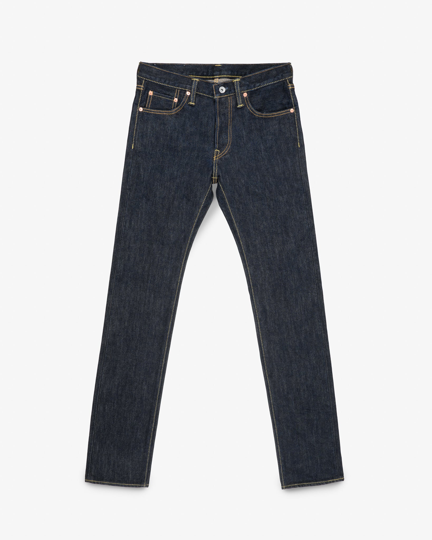 IH-777S-21 - 21oz Selvedge Denim Slim Tapered Jeans - Indigo