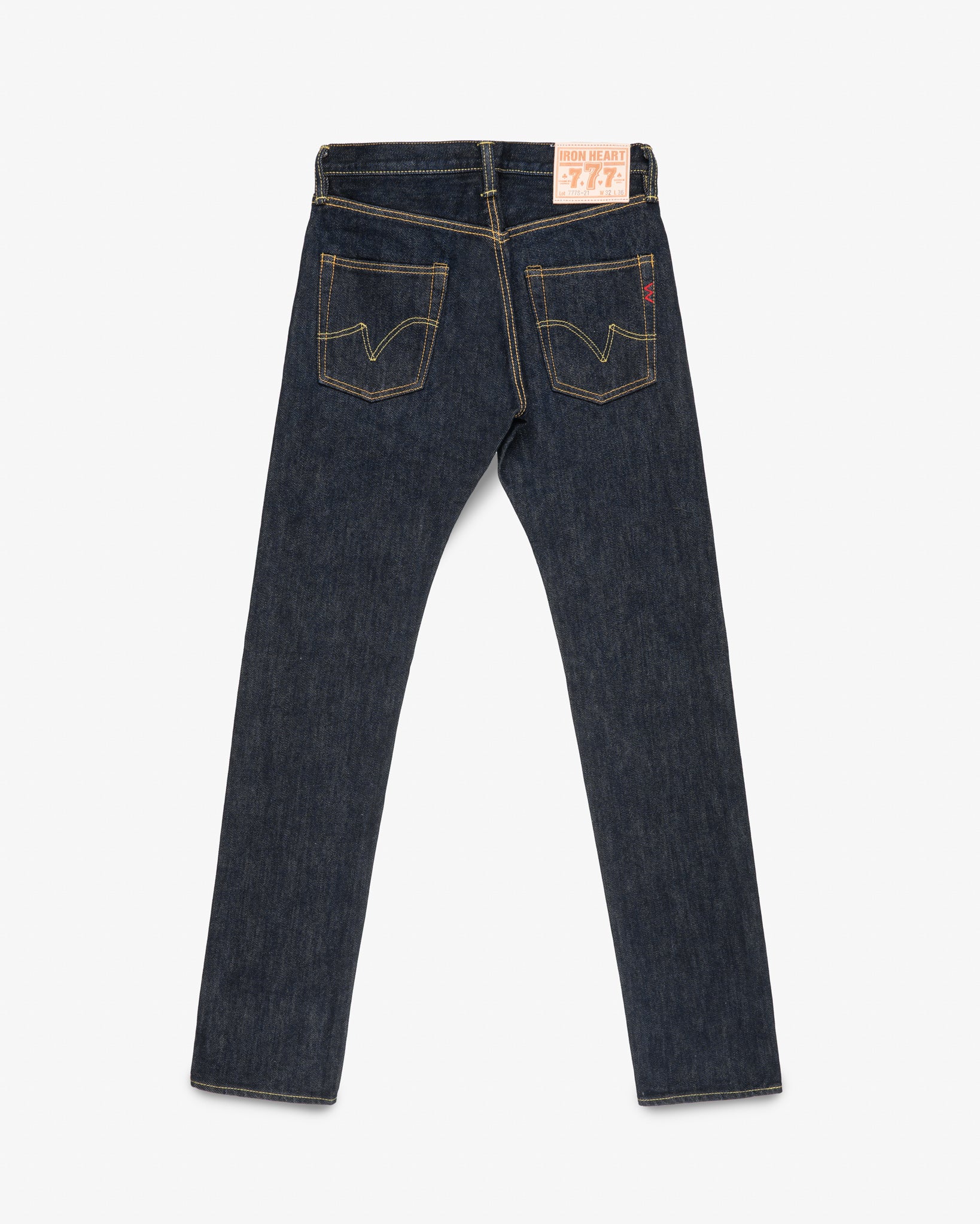 IH-777S-21 - 21oz Selvedge Denim Slim Tapered Jeans - Indigo