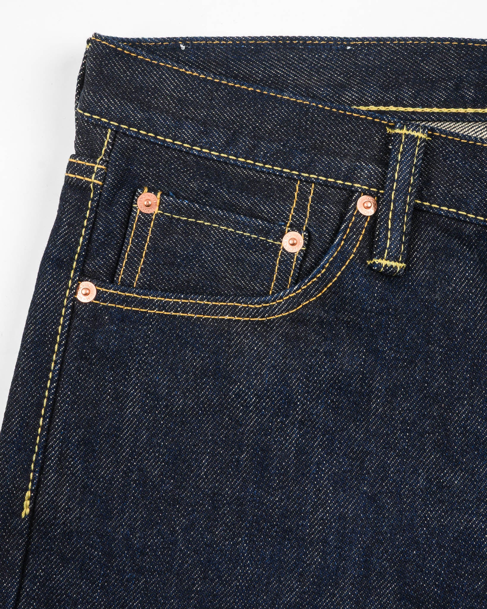 IH-777S-21 - 21oz Selvedge Denim Slim Tapered Jeans - Indigo