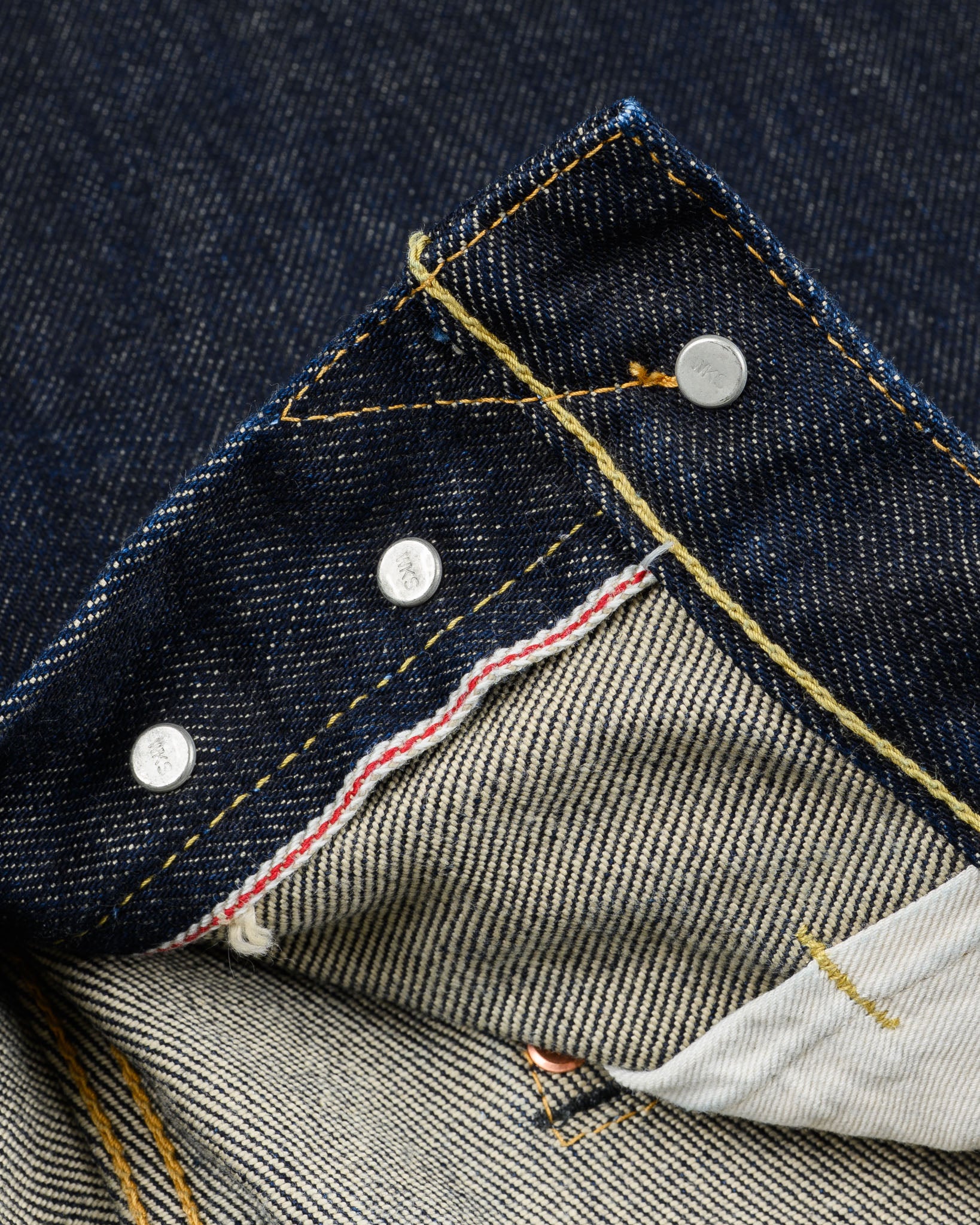 IH-777S-21 - 21oz Selvedge Denim Slim Tapered Jeans - Indigo