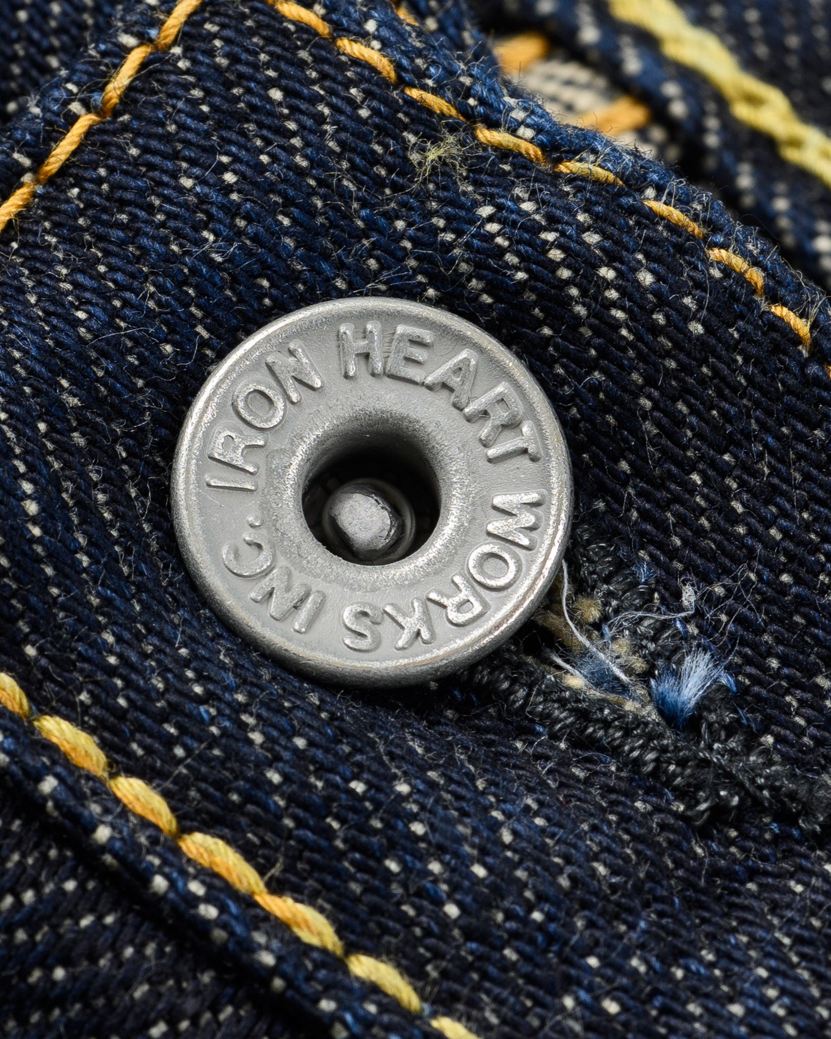 IH-777S-21 - 21oz Selvedge Denim Slim Tapered Jeans - Indigo