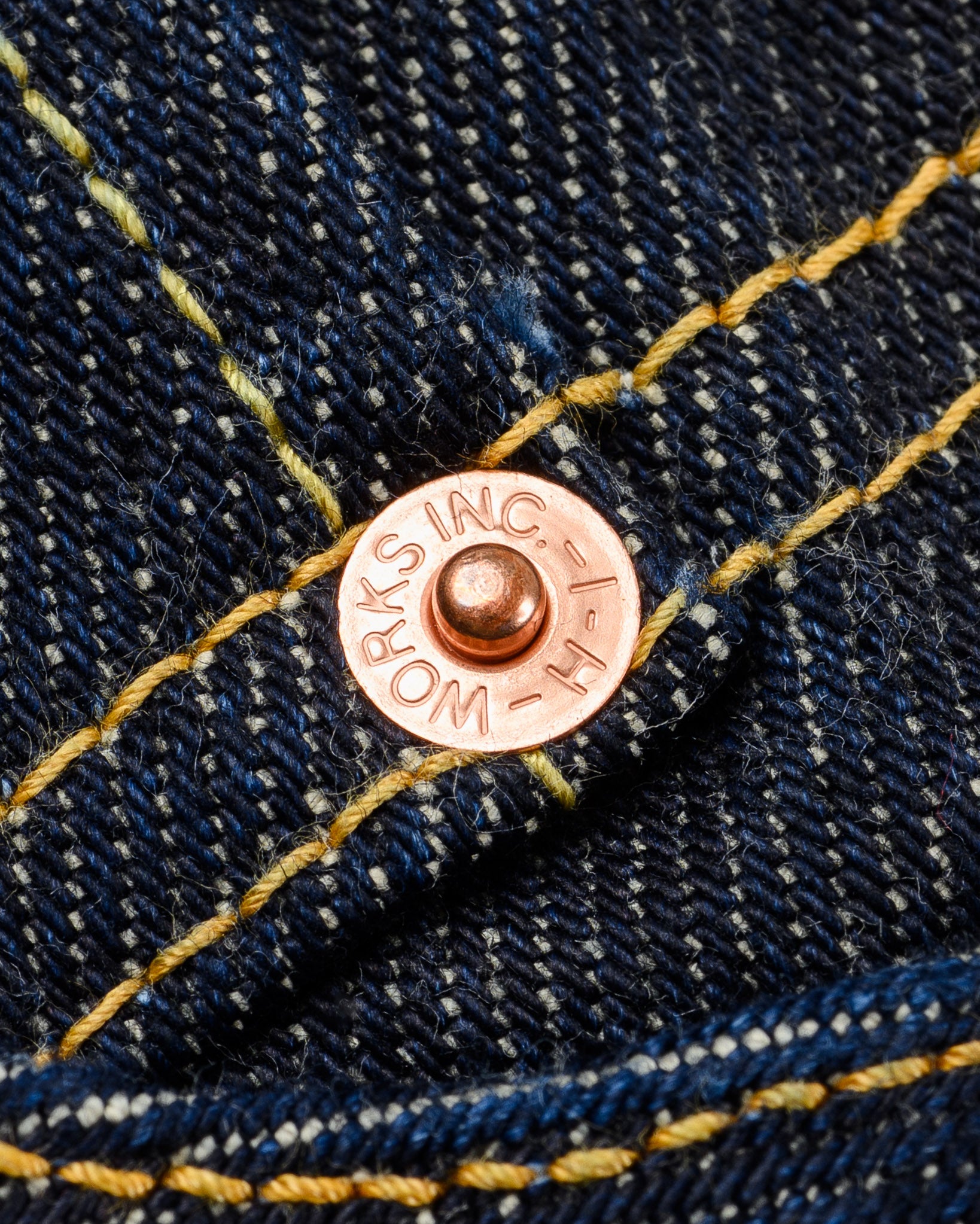 IH-777S-21 - 21oz Selvedge Denim Slim Tapered Jeans - Indigo