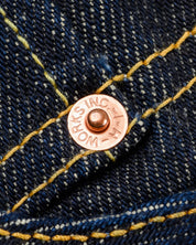 IH-777S-21 - 21oz Selvedge Denim Slim Tapered Jeans - Indigo