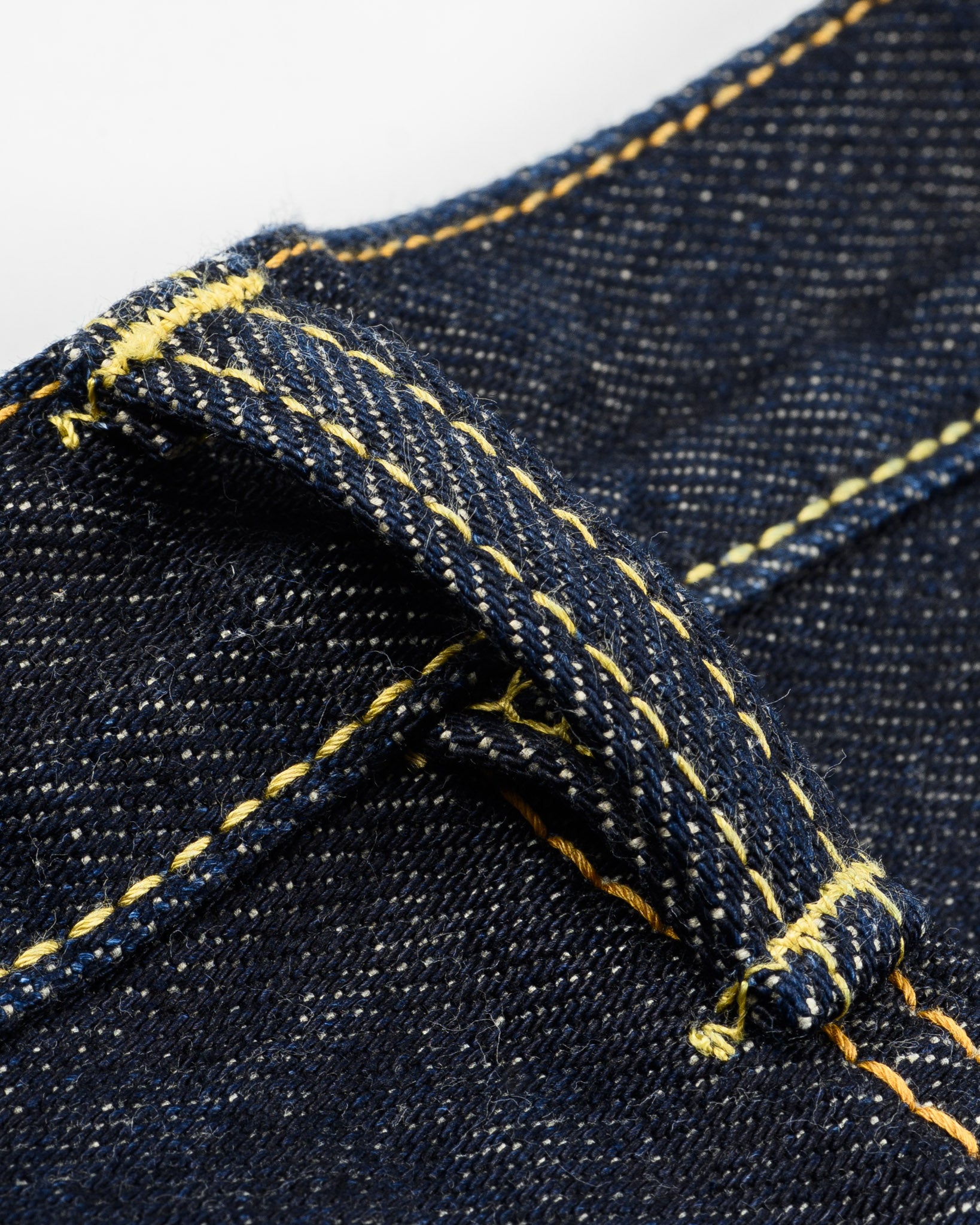 IH-777S-21 - 21oz Selvedge Denim Slim Tapered Jeans - Indigo