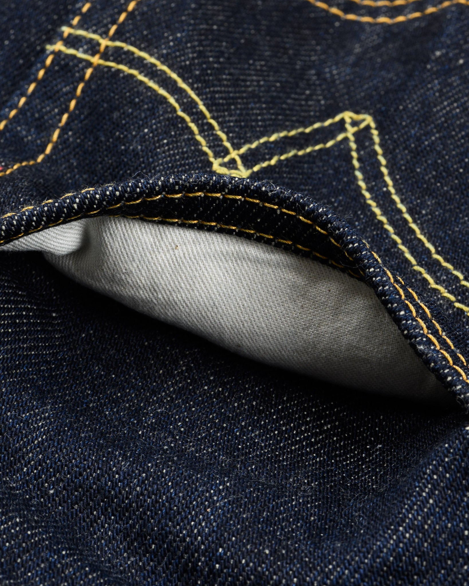 IH-777S-21 - 21oz Selvedge Denim Slim Tapered Jeans - Indigo