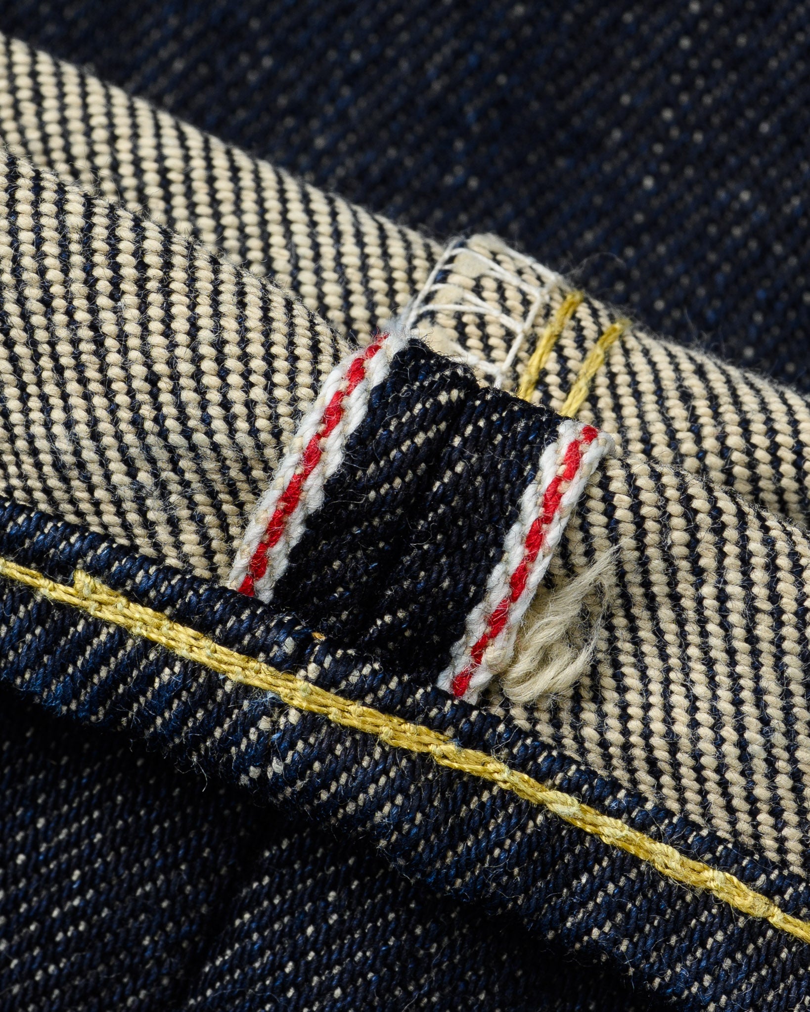 IH-777S-21 - 21oz Selvedge Denim Slim Tapered Jeans - Indigo
