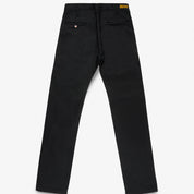 IH-717-BLK - 9oz Mercerised Selvedge Cotton Chinos - Black