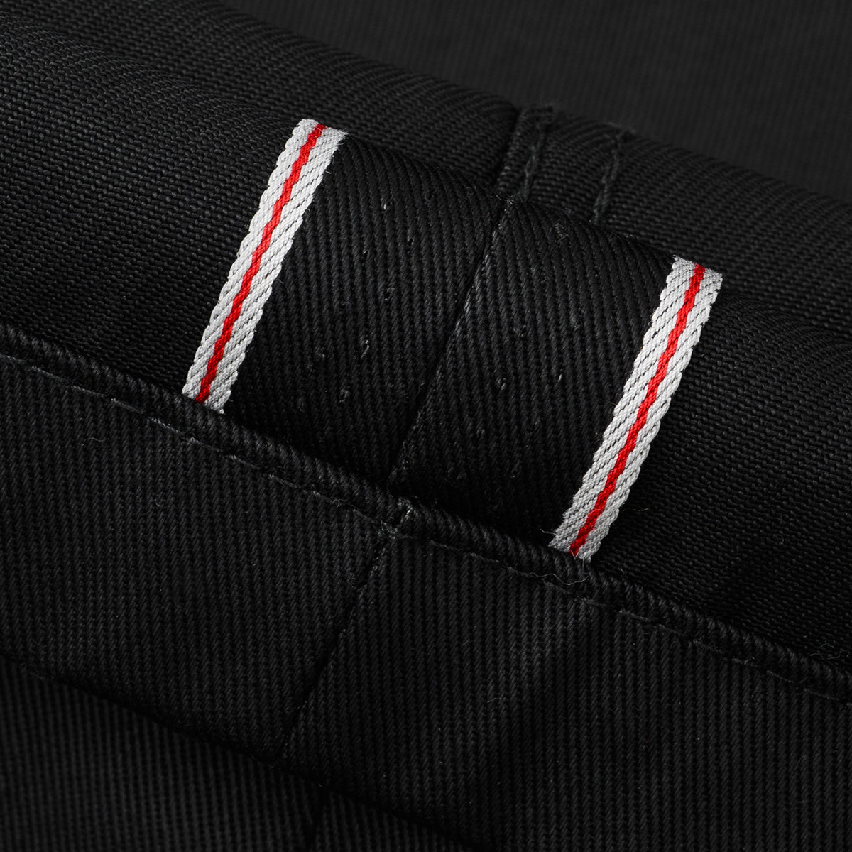 IH-717-BLK - 9oz Mercerised Selvedge Cotton Chinos - Black