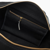 IHE-50-BLK - 21oz Denim Duffle Bag - Superblack
