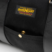 IHE-50-BLK - 21oz Denim Duffle Bag - Superblack