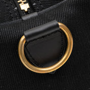 IHE-50-BLK - 21oz Denim Duffle Bag - Superblack
