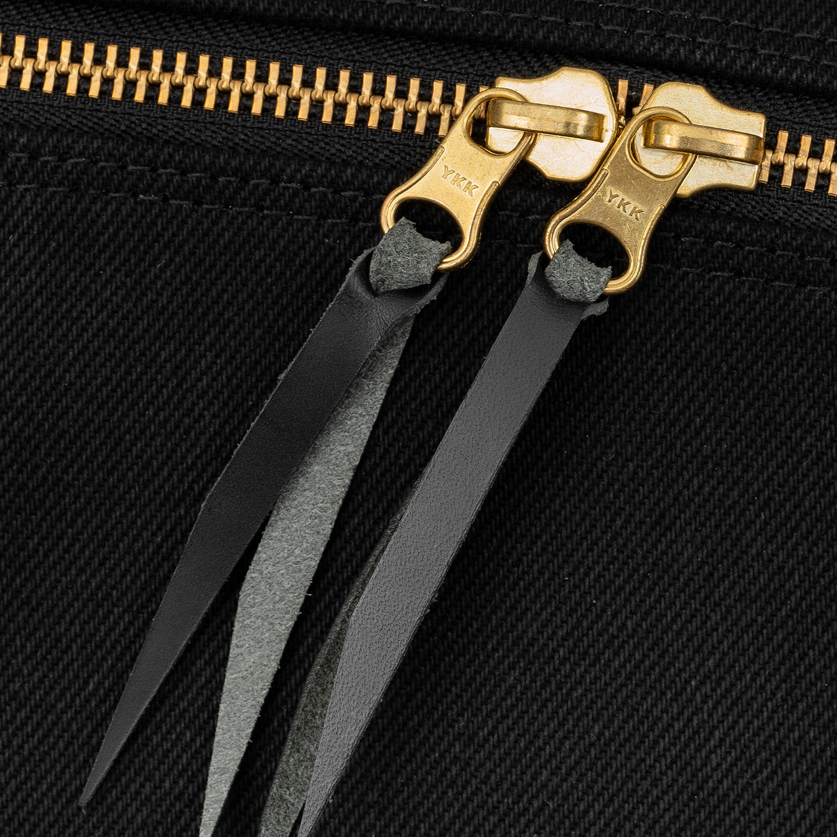 IHE-50-BLK - 21oz Denim Duffle Bag - Superblack