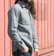 12oz Herringbone Work Shirt Indigo