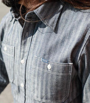 12oz Herringbone Work Shirt Indigo