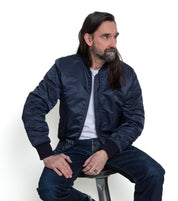 Nylon Type L-2B Flight Jacket - Navy Blue