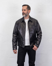 SB-30S-JH-BLK - Simmons Bilt x  IHG Vintage 30's Sports Jacket (size 42) - Japanese Horsehide