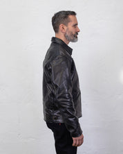 SB-30S-JH-BLK - Simmons Bilt x  IHG Vintage 30's Sports Jacket (size 42) - Japanese Horsehide