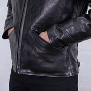SB-30S-JH-BLK - Simmons Bilt x  IHG Vintage 30's Sports Jacket (size 42) - Japanese Horsehide
