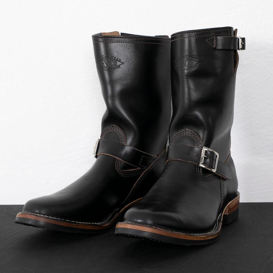Image showing the WE-7600BKH-BLK- WESCO "Mister Lou" Engineer Horsehide - Black which is a Boots described by the following info Boots, Footwear, Wesco and sold on the IRON HEART GERMANY online store