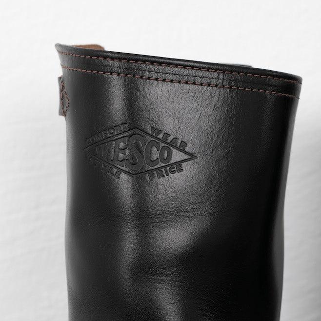 Image showing the WE-7600BKH-BLK- WESCO "Mister Lou" Engineer Horsehide - Black which is a Boots described by the following info Boots, Footwear, Wesco and sold on the IRON HEART GERMANY online store