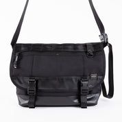 PO-HEAT-MESSENGER-BLK - Porter-Yoshida & Co. HEAT MESSENGER BAG (L) - Black