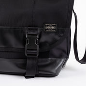 PO-HEAT-MESSENGER-BLK - Porter-Yoshida & Co. HEAT MESSENGER BAG (L) - Black