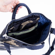 PO-COUNTER-HELMET-BAG-CAM - Porter-Yoshida & Co. COUNTER SHADE HELMET BAG - Woodland Khaki