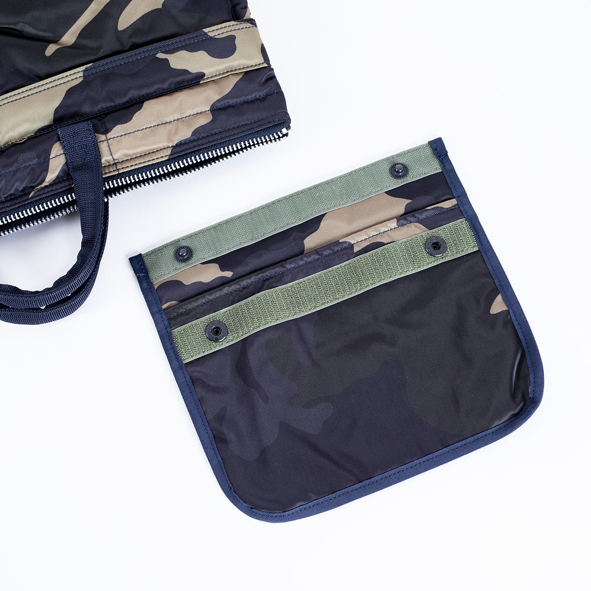 PO-COUNTER-HELMET-BAG-CAM - Porter-Yoshida & Co. COUNTER SHADE HELMET BAG - Woodland Khaki