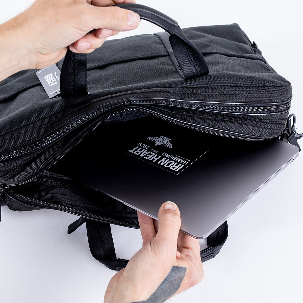 PO-HYB-2WAY-BRIEFCASE-BLK - Porter-Yoshida & Co. HYBRID 2WAY