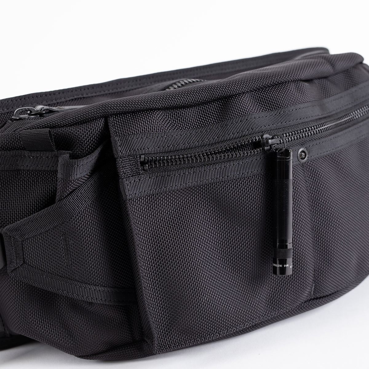 PO-HEAT-WAIST-BLK - Porter-Yoshida & Co. HEAT WAIST BAG - Black